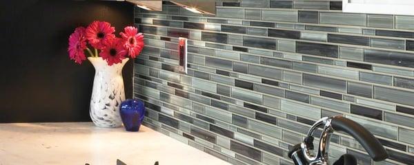 glass tile back splash