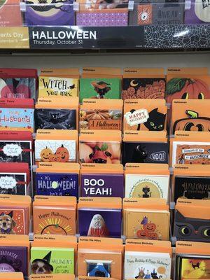 Gift cards for Halloween already!