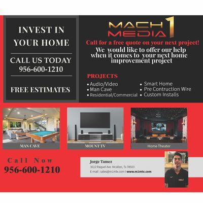 Invest in your home. Call us today for your free consultation.