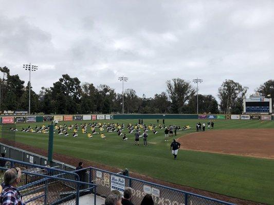 Cal State Long Beach Showcase warmups 2019