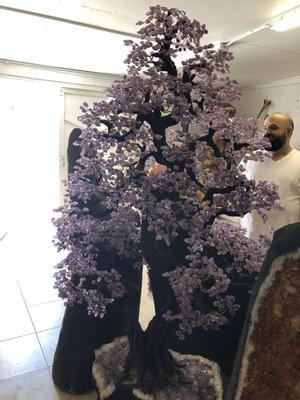 Gorgeous Amethyst and quartz tree