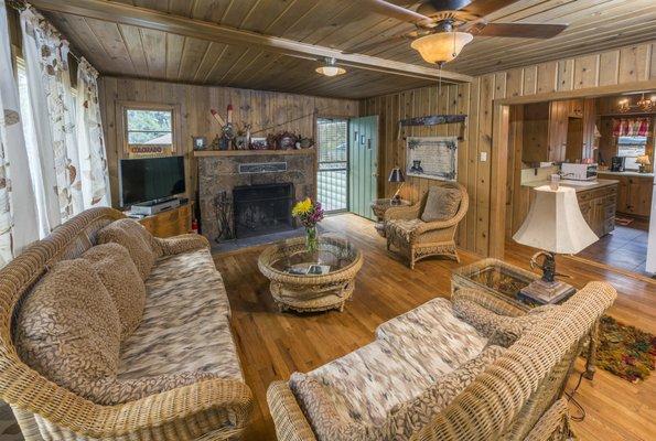 Zeb's cabin gathering room