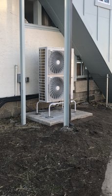 VRF ductless HVAC outdoor condenser