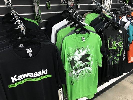 Huge selection of Kawi schwag