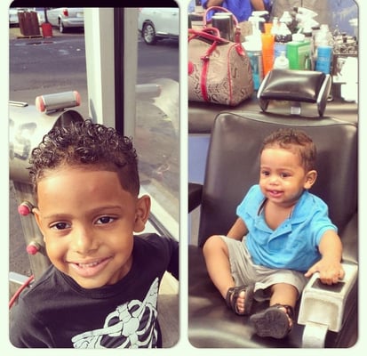 My son Nathan has been going to Ariel's barbershop since he was 1 he is 4 now. I recommend it Love it