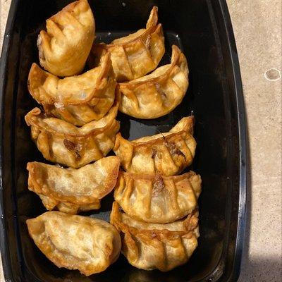 Fried pork dumplings