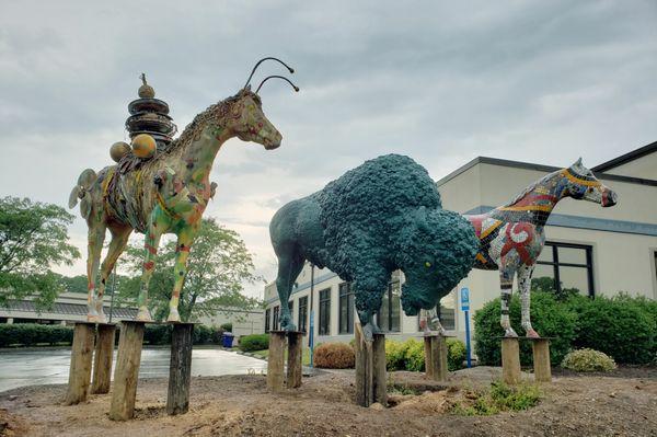 Horses (and a bison) from Horsemania 2000