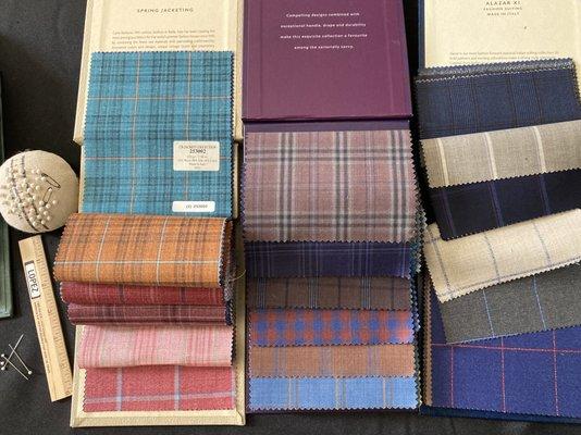 Custom Made starts here....tremendous selection of fabrics to choose from. Don't settle for good enough, instead, be exceedingly pleased.