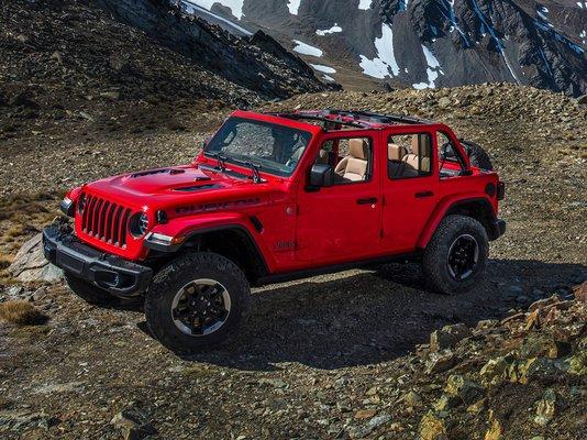 Convertible Jeep Wrangler Unlimited Rubicon Rental Denver