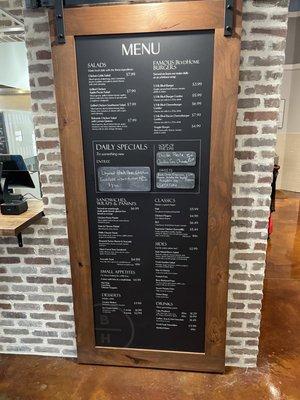 Menu Board