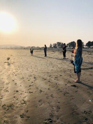 One of our rare Covid-times in person events, followed health protocols in line with the state. Loved being at the beach!