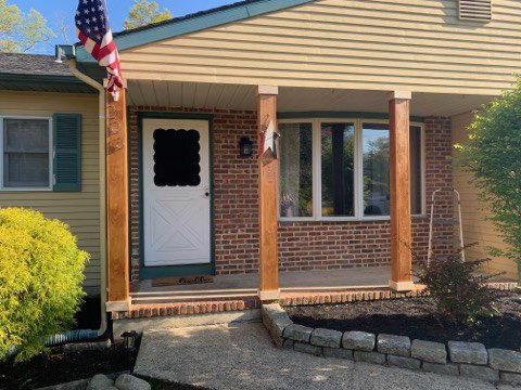 Custom columns, built and installed!