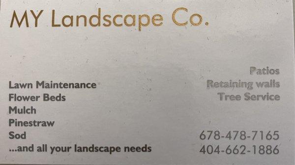 MY Landscape Co