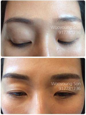 Eyebrows Semipermanent make up Newyork SnF