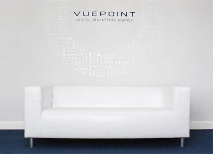 The infamous Vuepoint Couch... Take a Seat and Stay Awhile!