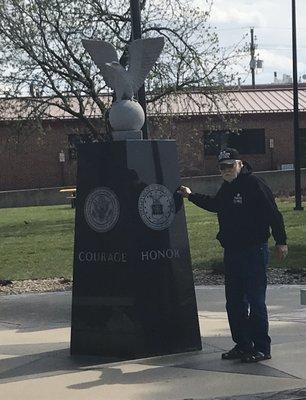 My Dad honoring all Veterans