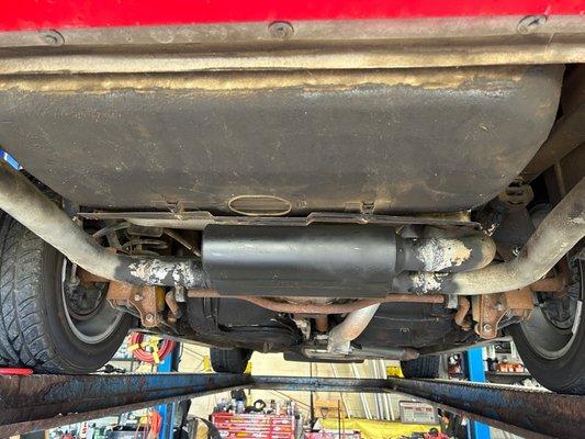 Problem with my exhaust that they showed me