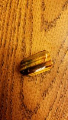 A beautiful hunk of tigerseye also available at the shop!