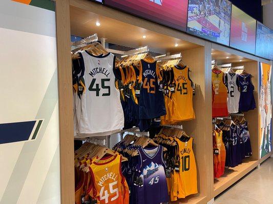 Team Store Jersey Wall