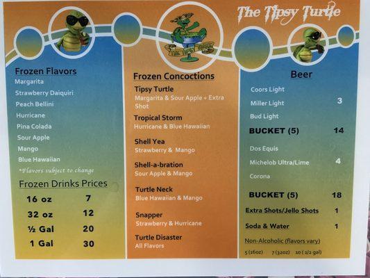 Drink Menu