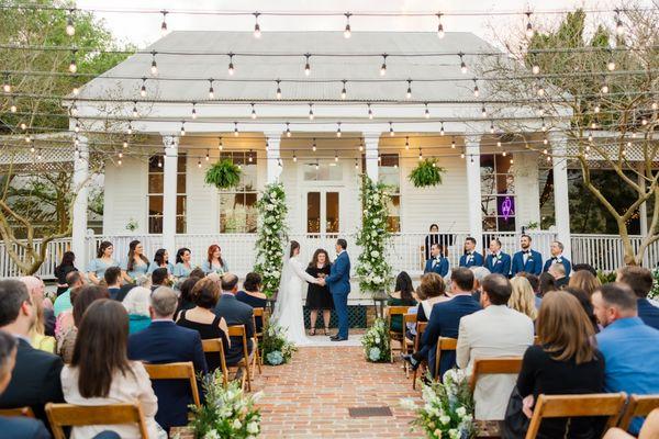 Courtyard Wedding