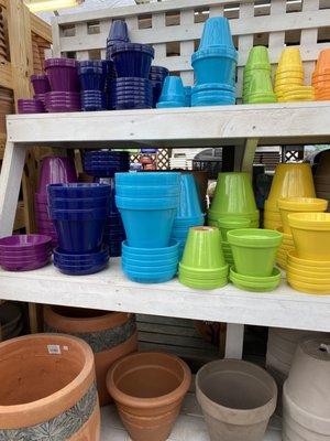 A beautiful array of pots