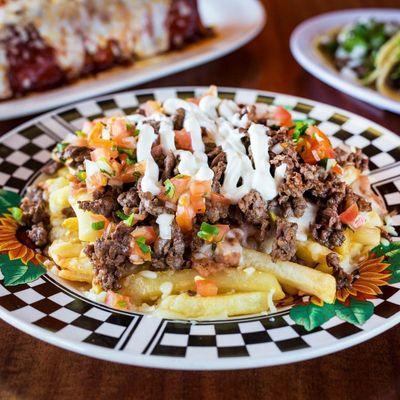 Carne asada fries