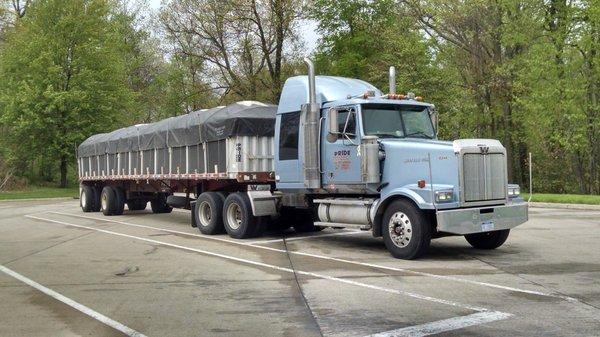 Typical truck configuration for most loads hauled.