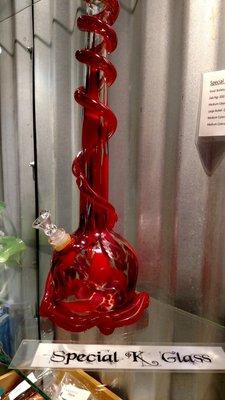 Proudly featuring glass by Special K out of Eugene, Oregon.