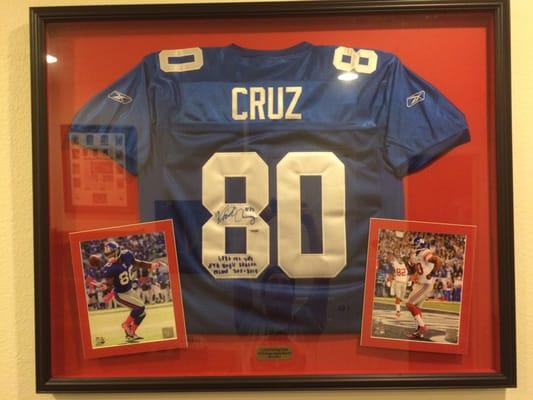 Victor Cruz jersey and photos