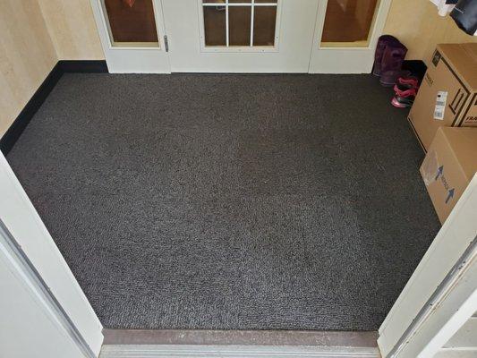 Walk Off carpet tile entryway at nursing home