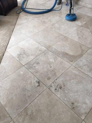 travertine cleaning