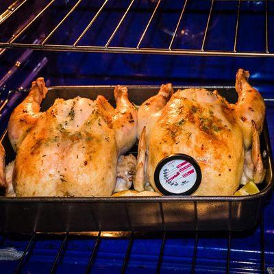 Roasted Chicken at a French themed cooking party.