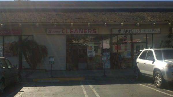 Station Cleaners is nestled in a little strip mall next to Art Steps