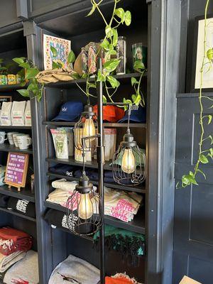 Merch shelf