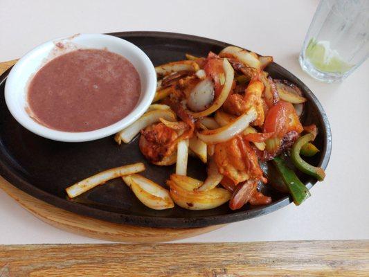 Shrimp(Camarones)  Fajita.