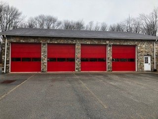 Commercial doors at Fire House