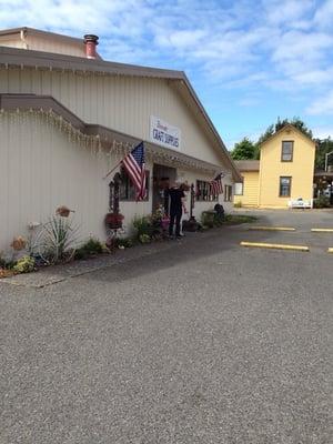 Store entrance.