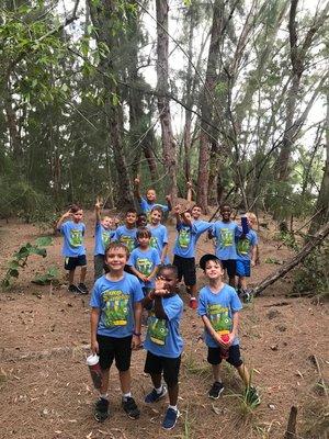 Camp Chameleon on a nature hike!