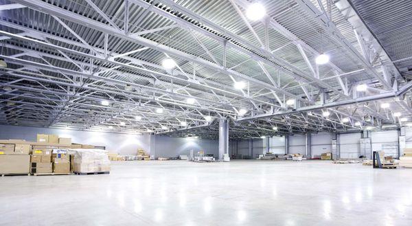 LED High bays -save energy while increasing light output.