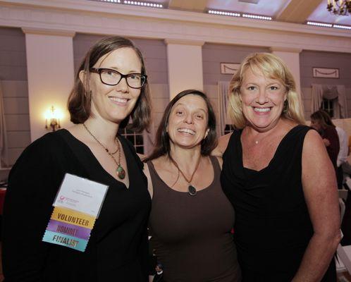 Lynn Palmgren and Gloria At Oak Park River Forest Chamber Spotlight awards