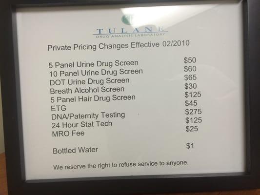 Prices