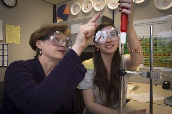 Hands-on learning inspires students' natural curiosity.