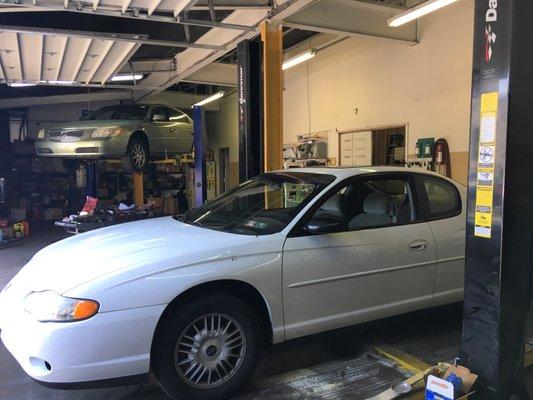 We check and service the cars before putting them up for sale.