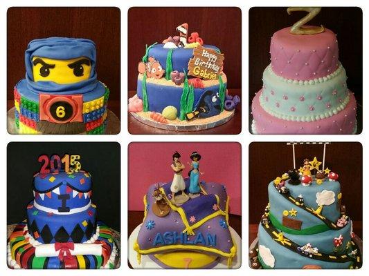 Custom cakes for all occasions available in fondant or buttercream!