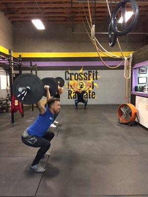 On Friday, we Overhead Squat