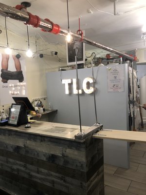 New Interior - Front Counter at Todd Layne Cleaners and Laundromat