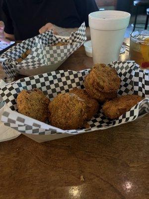 Green Fried tomatoes