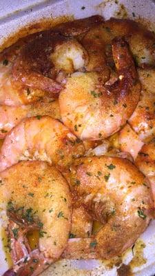 Spicy garlic shrimp