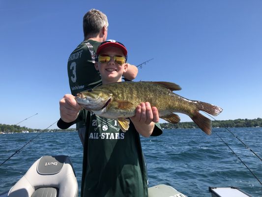 Summer bass fishing in the Eastern Finger Lakes